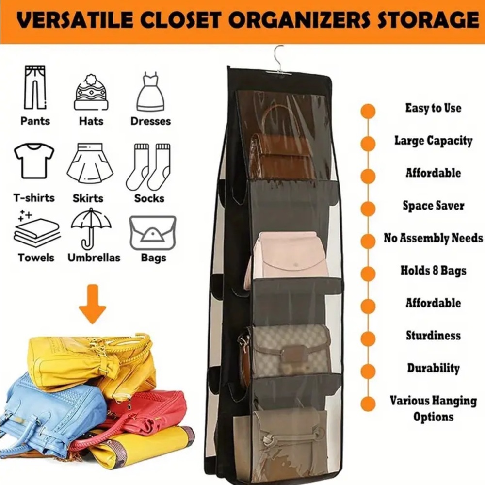 Space Saving Hanging Organizer - Picture 2 of 6
